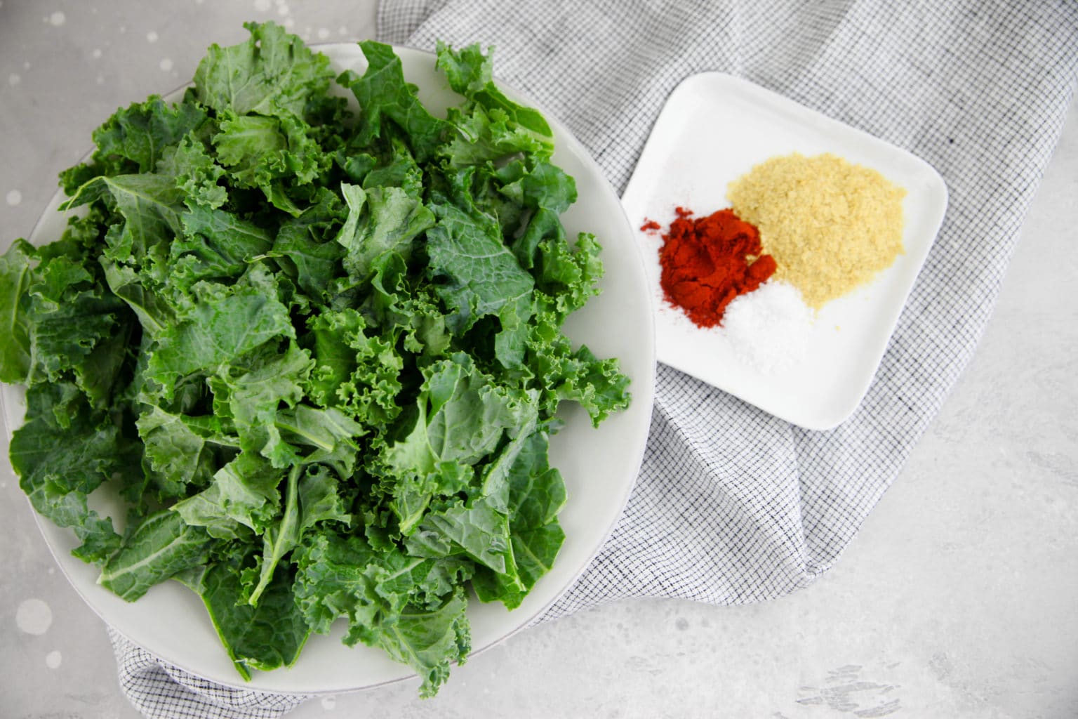 kale with spices