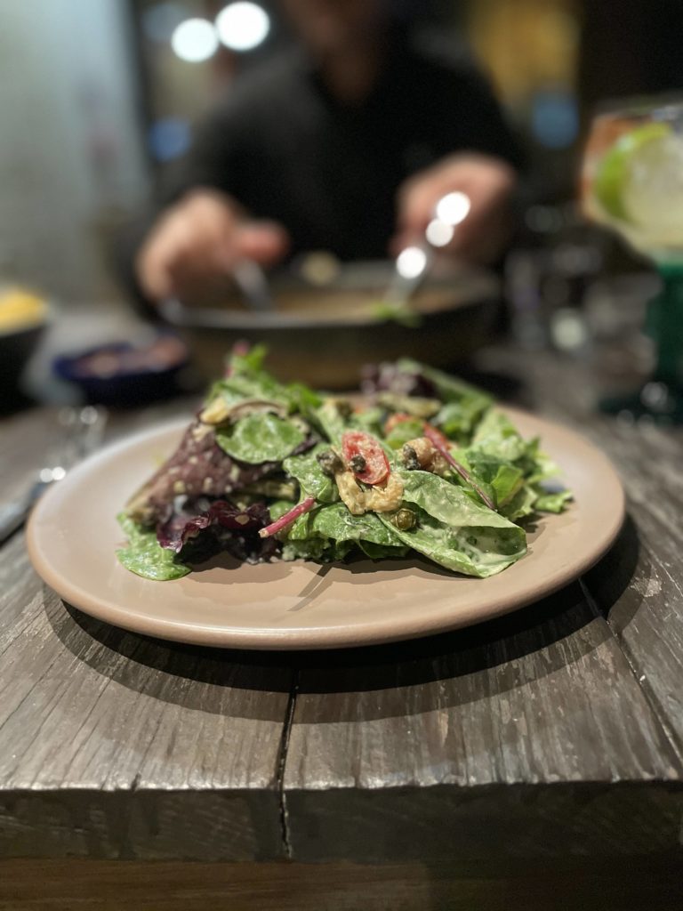 Tahini salad from Passiflora in Charlottesville