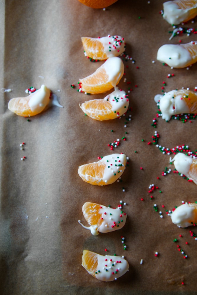 Chocolate-Dipped Clementines 