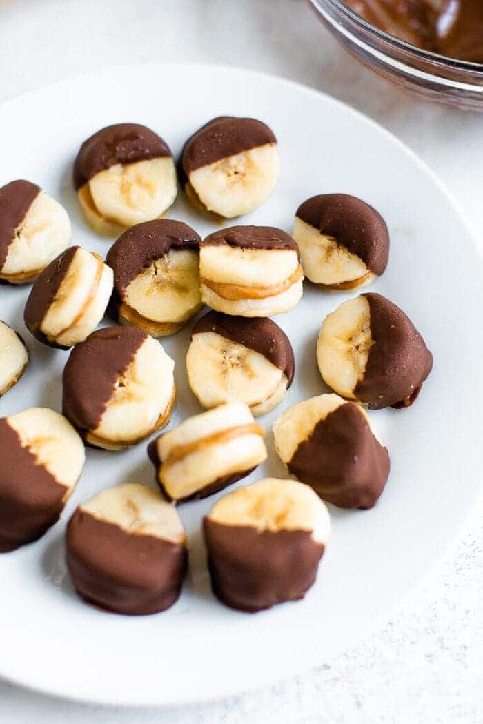Eating Bird Food Chocolate Peanut Butter Banana Bites