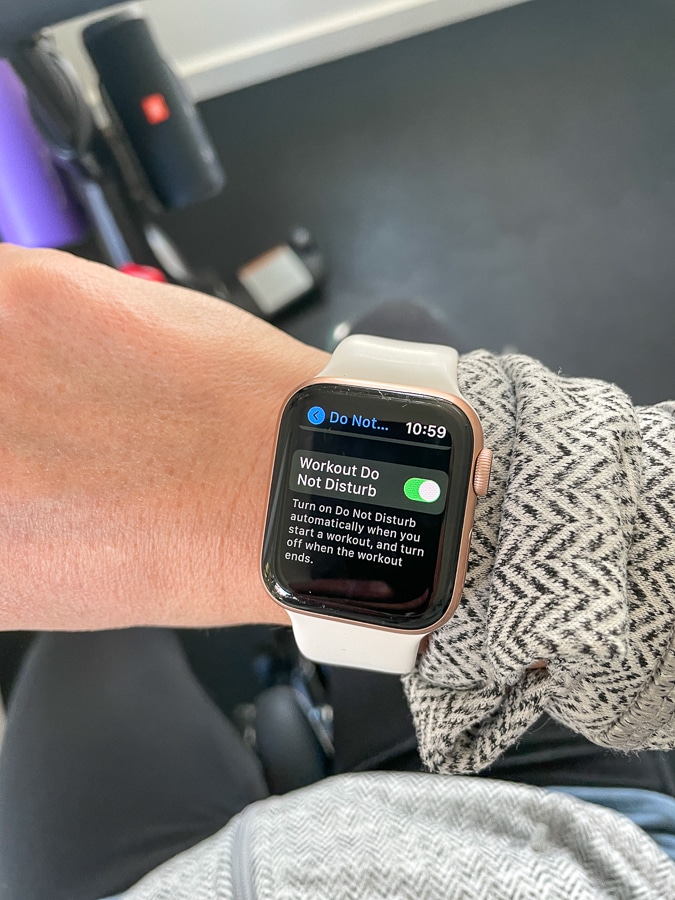 apple watch on do not disturb