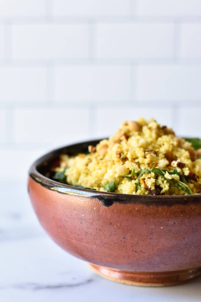 bowl of grain salad