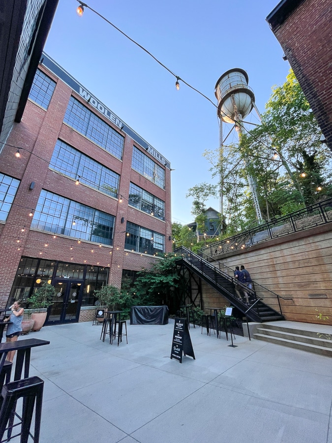 woolen mills courtyard