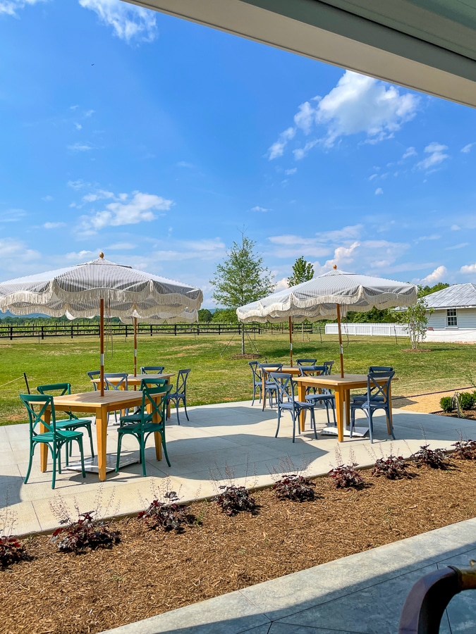merrie mill terrace umbrellas
