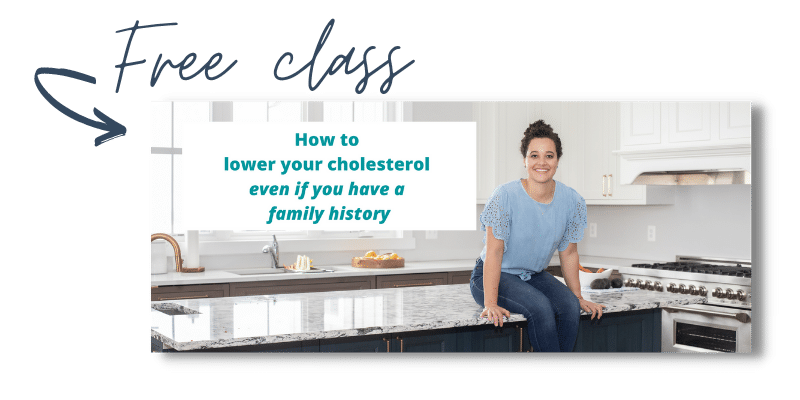 lower your cholesterol naturally free class graphic