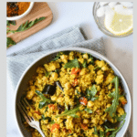 spiced millet salad