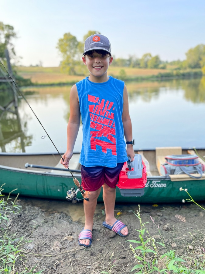 Little boy fishing Little boy fishing