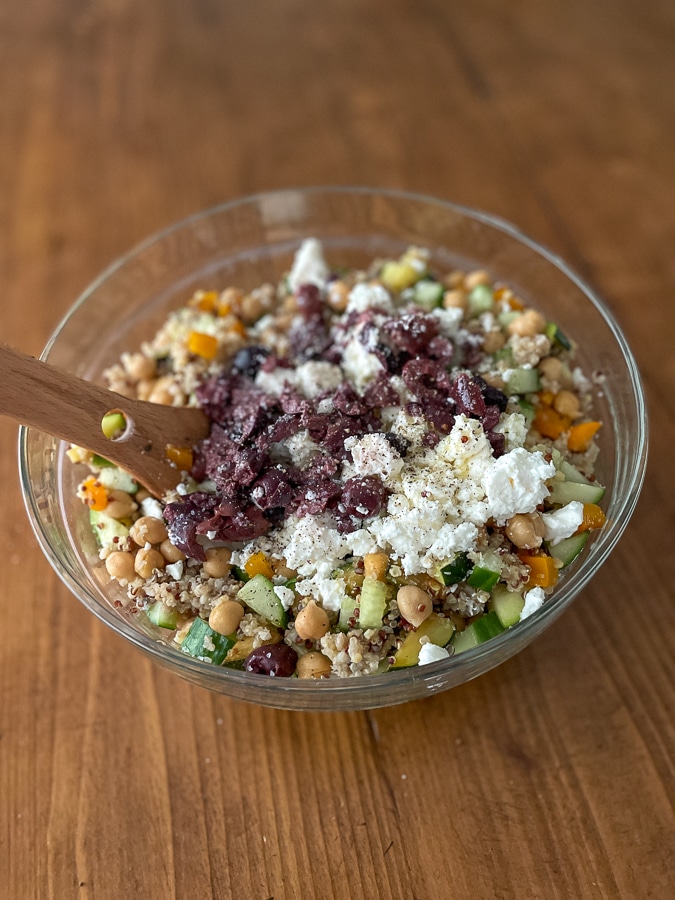Greek Salad with Quinoa | Types of Grains: How To Store & Cook