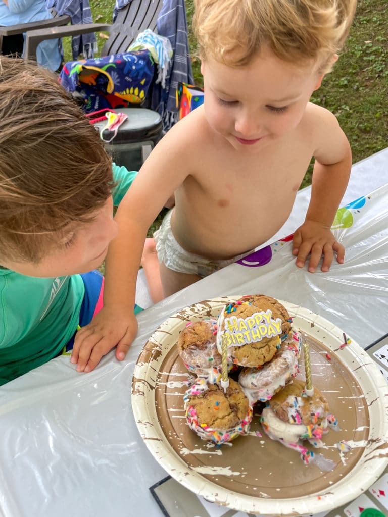 Happy 9th Birthday, Mazen! | Nutella cookie sandwiches