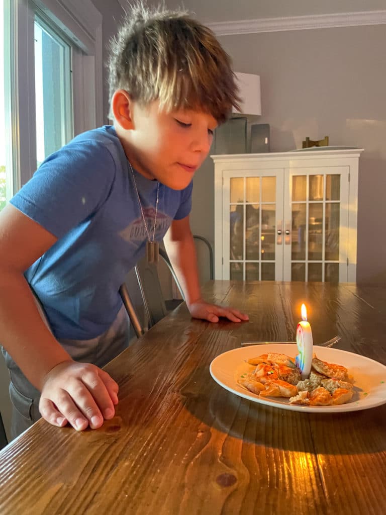 Mazen blowing 9th candle | Happy 9th Birthday Mazen