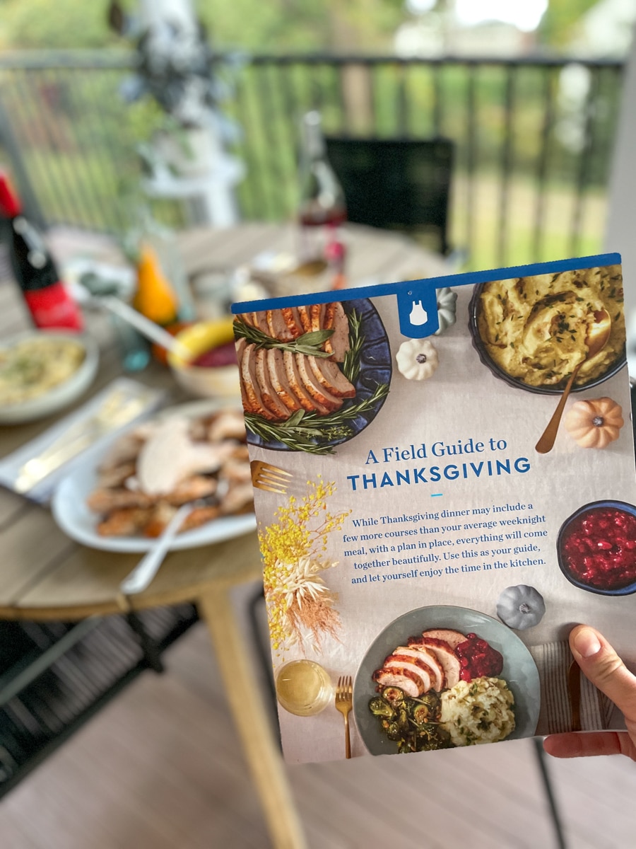 Blue Apron Thanksgiving box