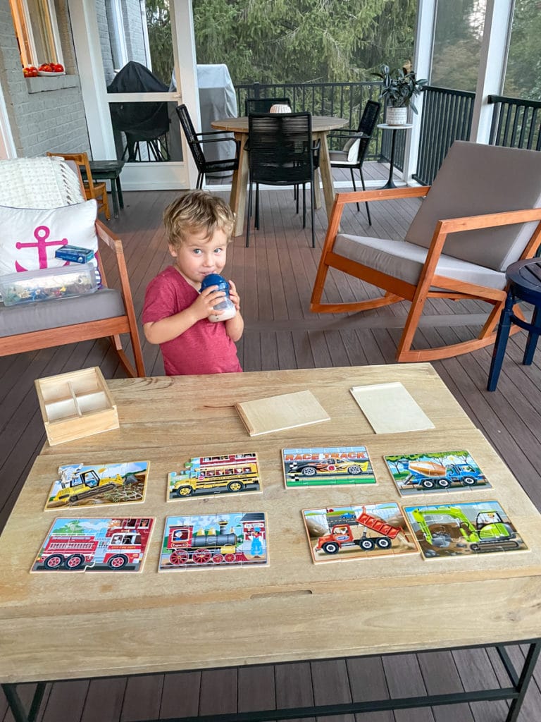 Birch with puzzles
