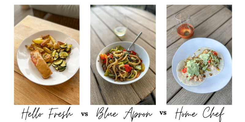 meal kit recipes prepared