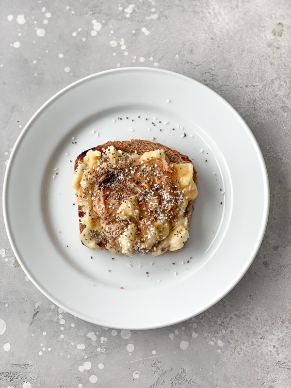 Banana Smash Toast Healthy Breakfast Ideas: Banana Toast