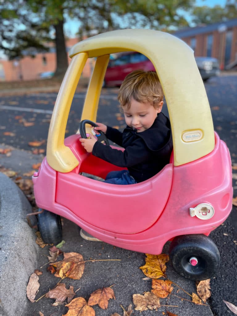 Kid in GoGo Car Kid in GoGo Car