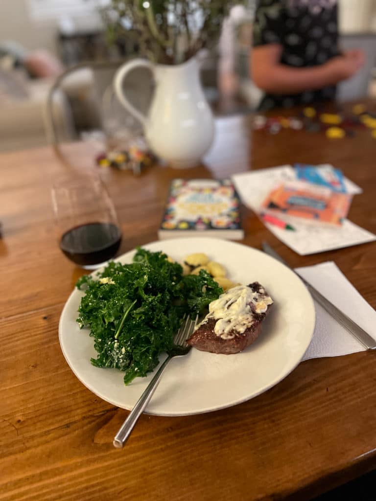 Steak, Gnocchi, Kale | Winter Wander Trail Of Lights