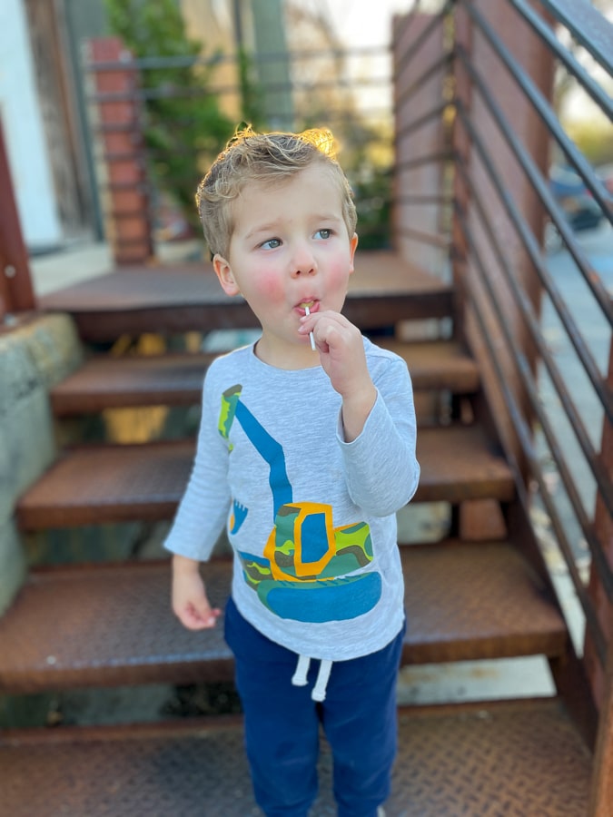 boys hair trimming