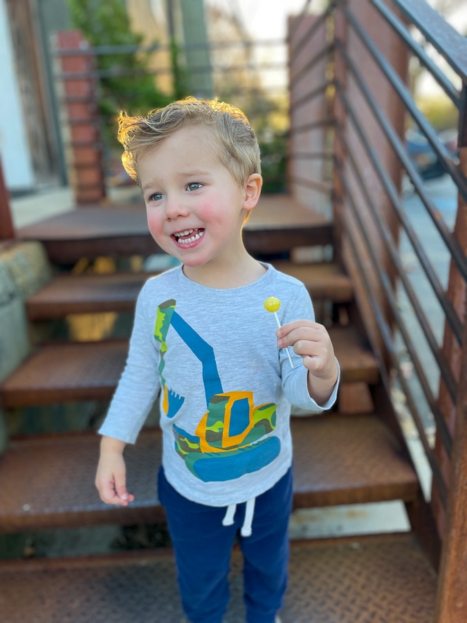 little boys hair trimming