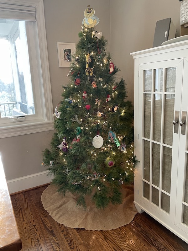 White Pine Christmas tree - Simple Holiday Decorating