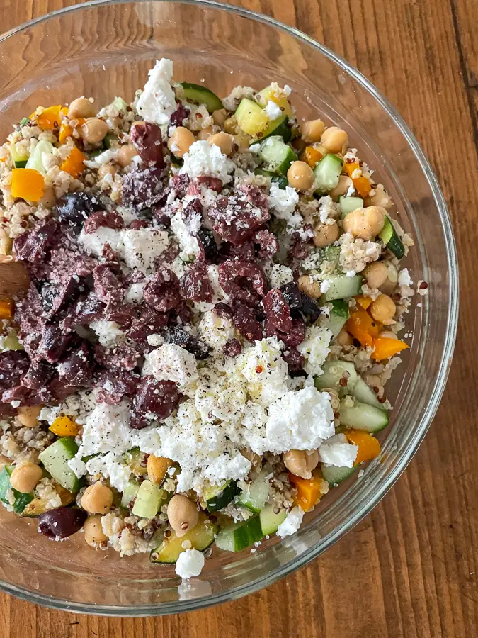 Greek Salad with Quinoa Greek Salad with Quinoa