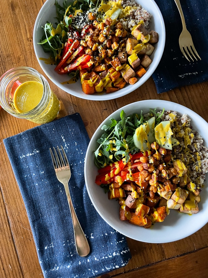 Chickpea Buddha Bowl Variations Chickpea Buddha Bowl Variations