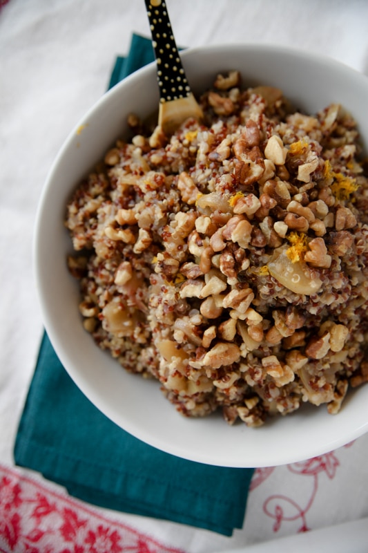 apple walnut quinoa