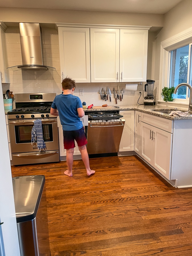 emptying the silverware from the dishwasher emptying the silverware from the dishwasher | Day In The Life