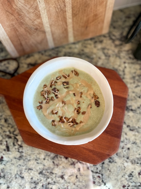 smoothie bowl made from real food