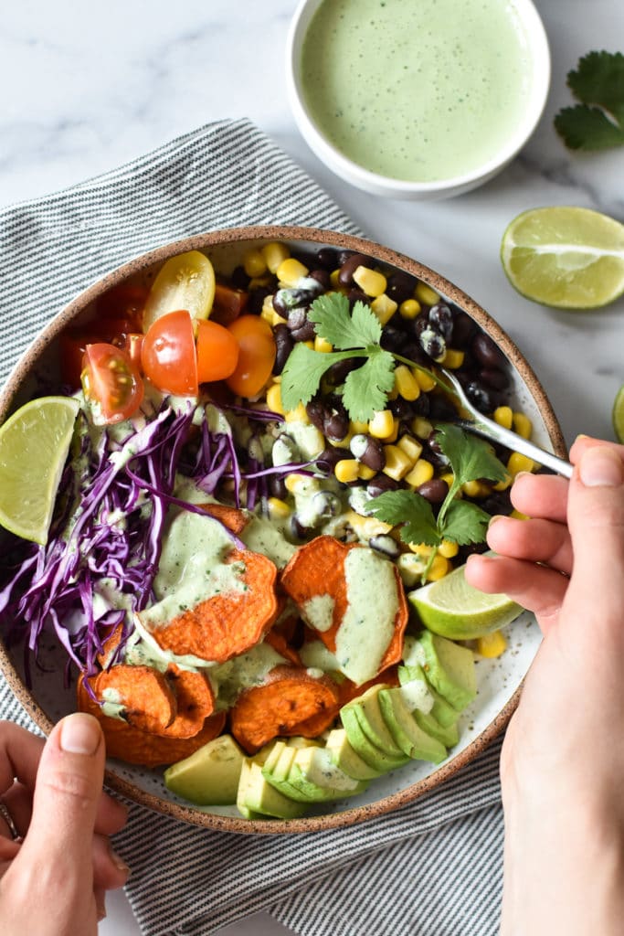 healthy salad bowl recipe