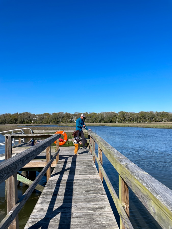 Fishing on the Dock Fishing on the Dock