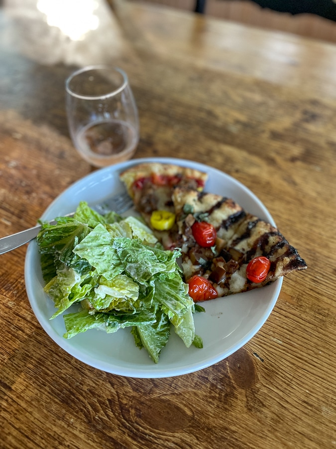 sausage pizza and an eggplant pizza sausage pizza and an eggplant pizza