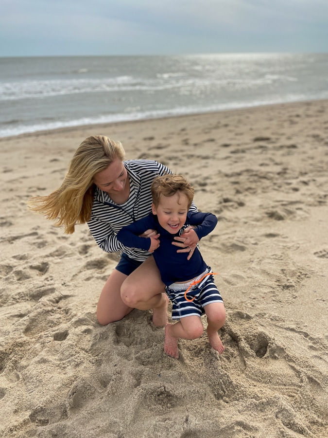 mom and son Spring Break at BHI In April