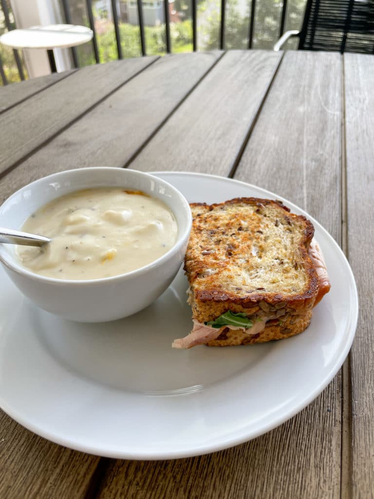Revolutionary Soup apple sandwich