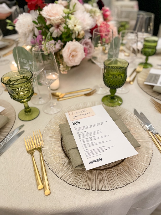 Beautycounter Advocacy Trip menu