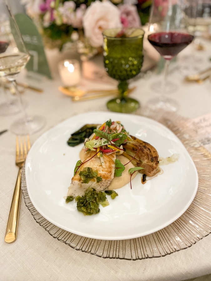 halibut plate