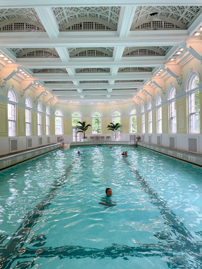 The Homestead indoor pool The Homestead indoor pool
