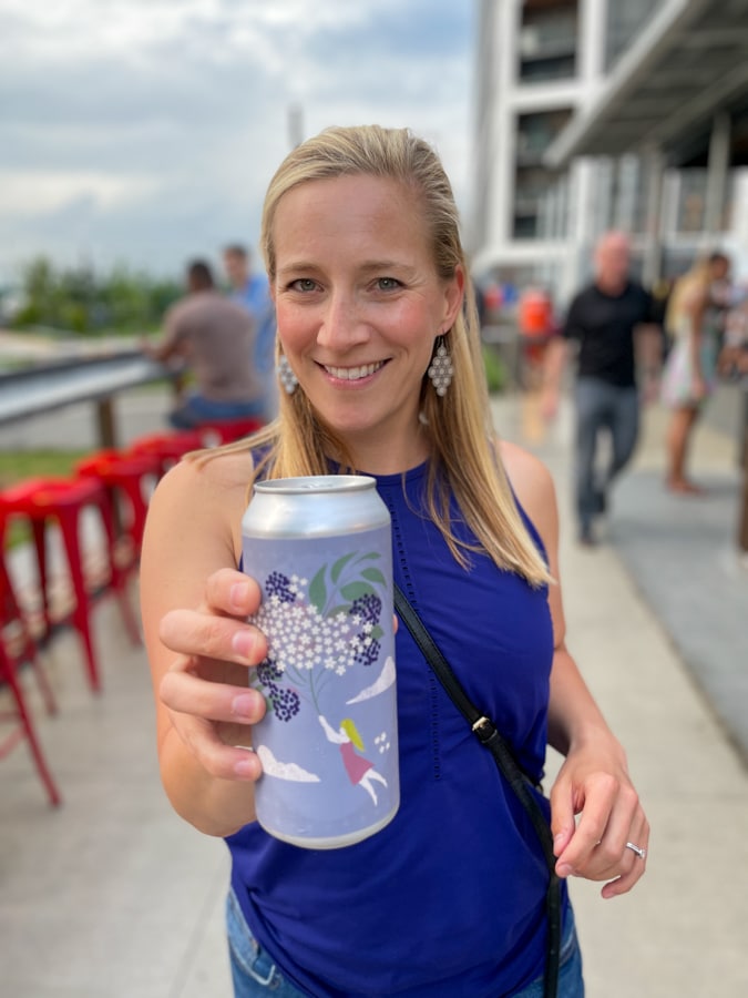 Starr Hill Biergarten can art Starr Hill Biergarten can art