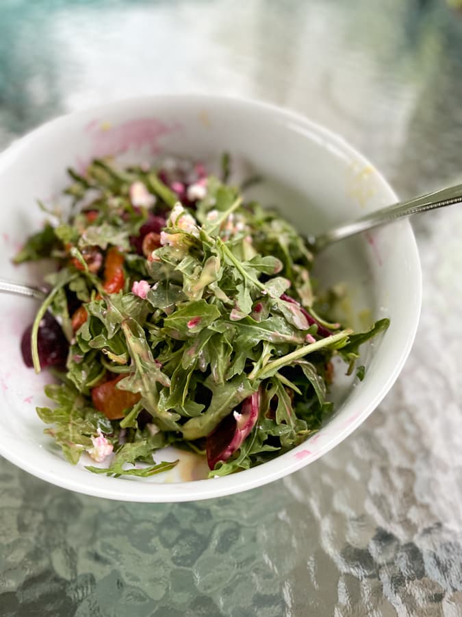 beet salad and olives beet salad and olives