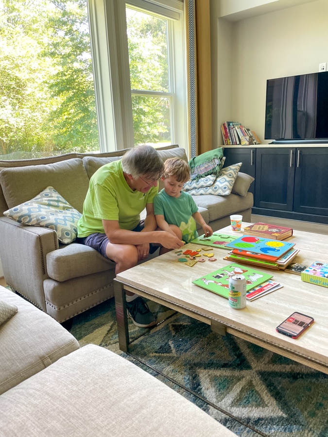 playing puzzles with grandpa playing puzzles with grandpa | Summer in Hillsborough