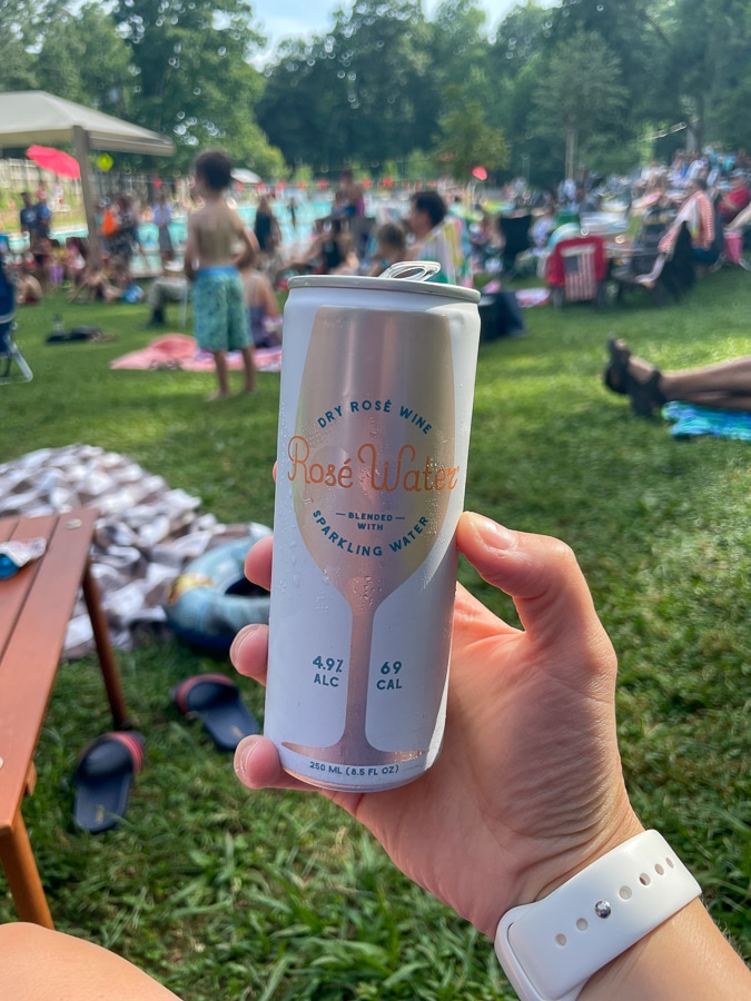Can of rose water Can of rose water