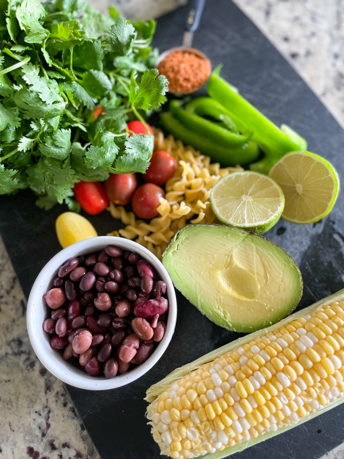 Taco Pasta Salad ingredients Taco Pasta Salad ingredients