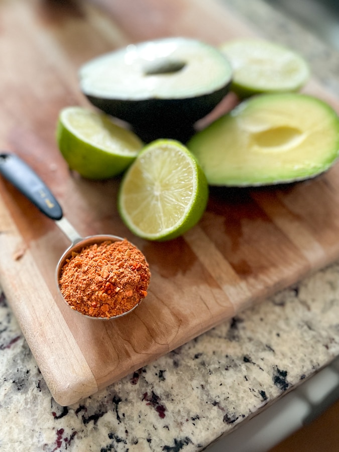 chopped lime and avocado chopped lime and avocado