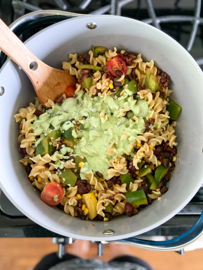 Taco Pasta Salad dressing Taco Pasta Salad dressing