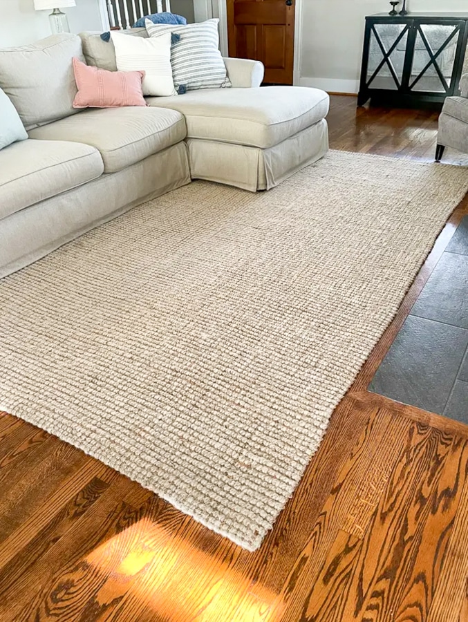 Pottery Barn Chunky Wool Jute Rug Pottery Barn Chunky Wool + Jute Rug