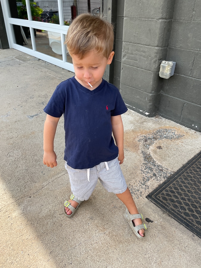 Little Boy Back to School Haircut