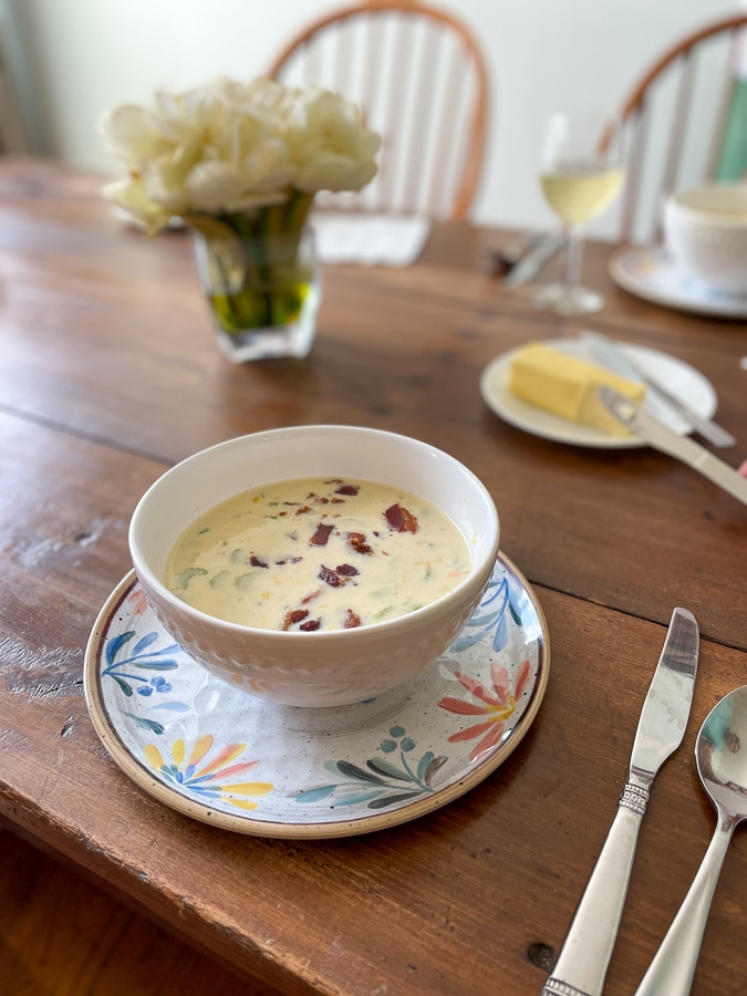 soup during vacation