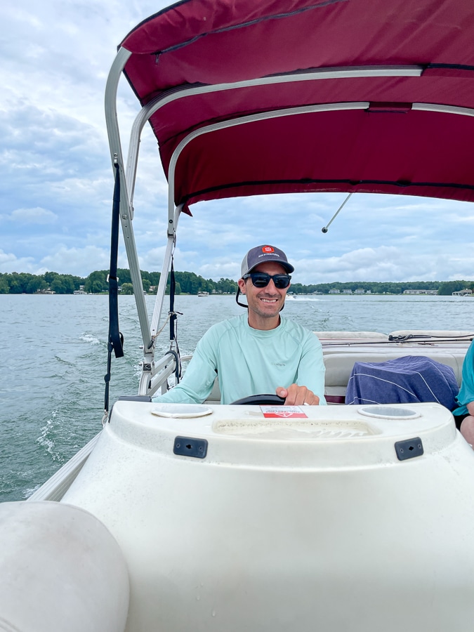 pontoon boat ride