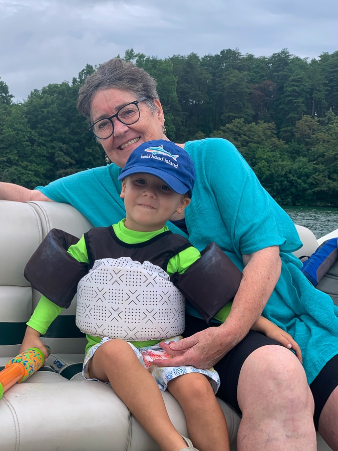 Smith Mountain Lake Trip with grandma