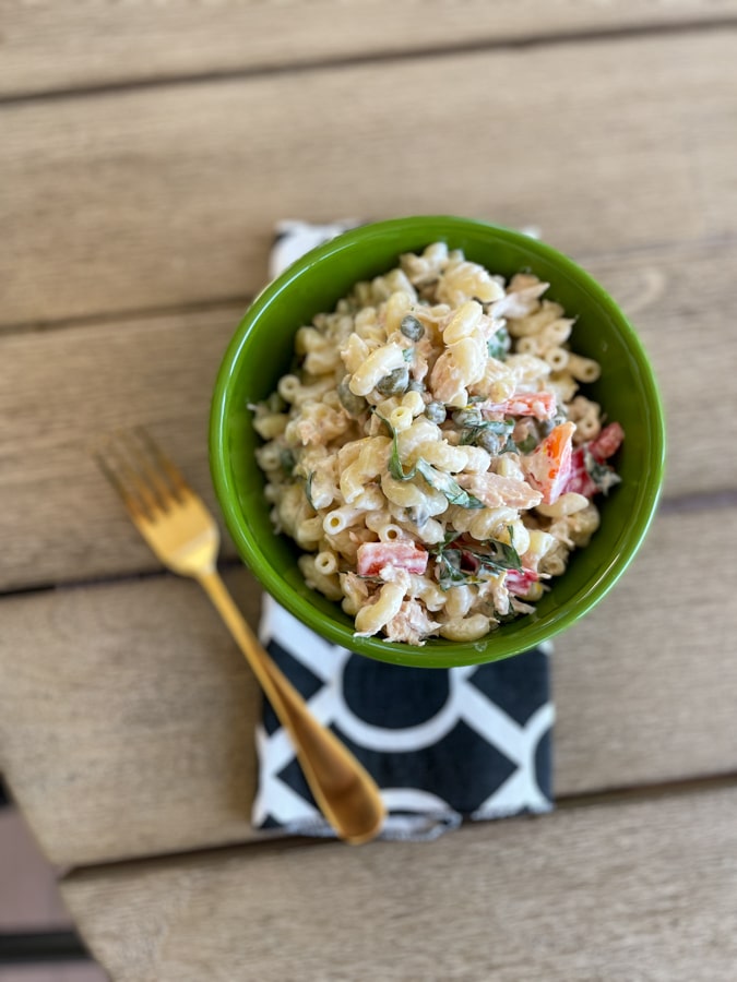 Tuna Pasta Salad serving Tuna Pasta Salad recipe