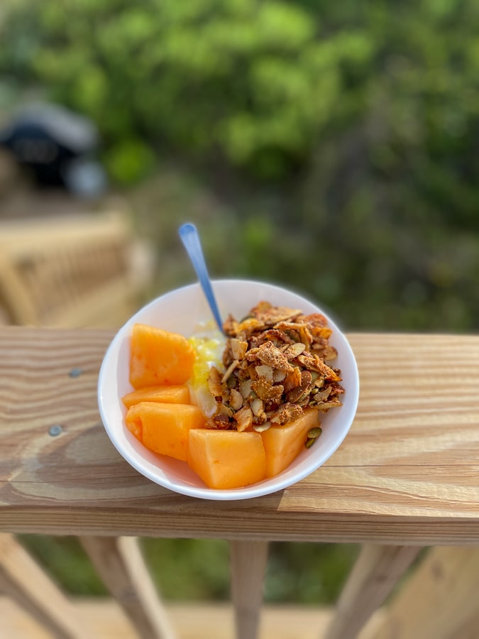 Yogurt bowl with Grandpa's Famous Granola Yogurt bowl with Grandpa's Famous Granola